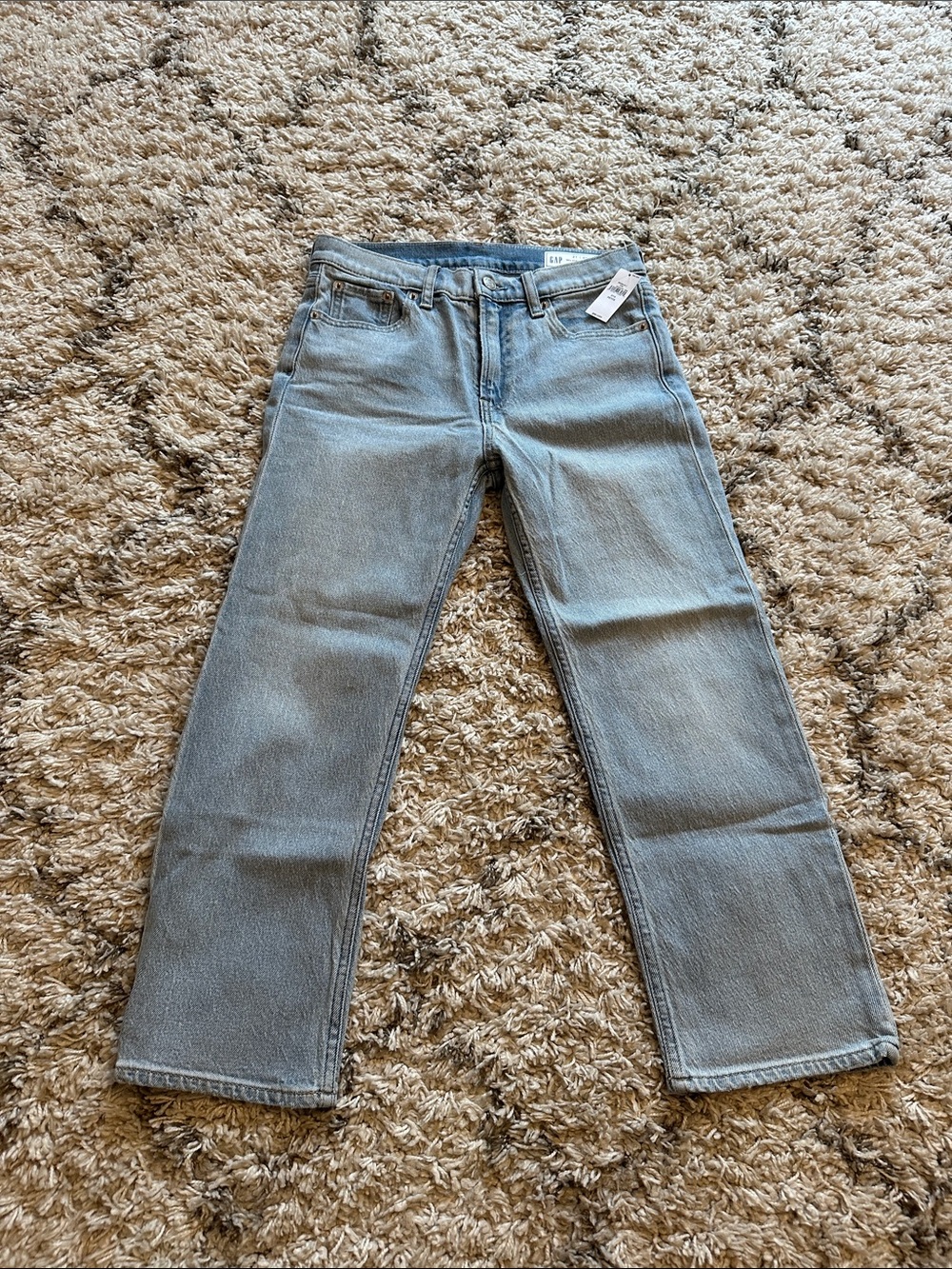 GAP 90s Straight High Rise Crop Jean
